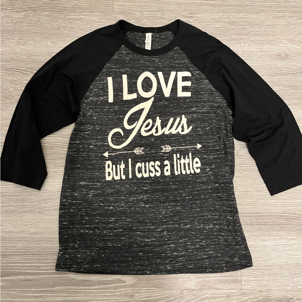 I love Jesus Baseball Tee